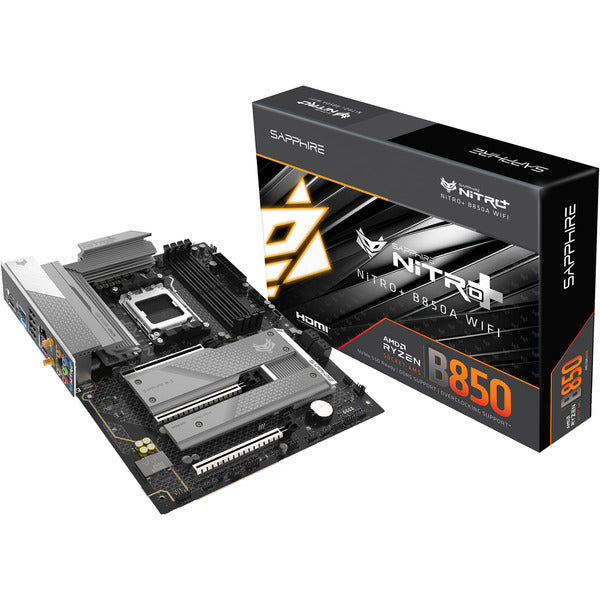 Sapphire NITRO+ B850A WIFI7 (μαύρο/γκρι)