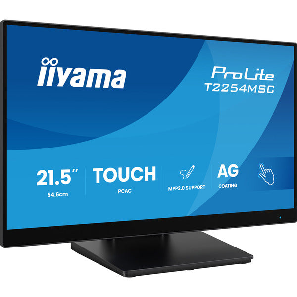 Iiyama ProLite T2254MSC-B2AG (54.6 cm (21.5 Zoll), schwarz (matt), FullHD, IPS, Touchscreen, USB-Hub, 100Hz Panel)