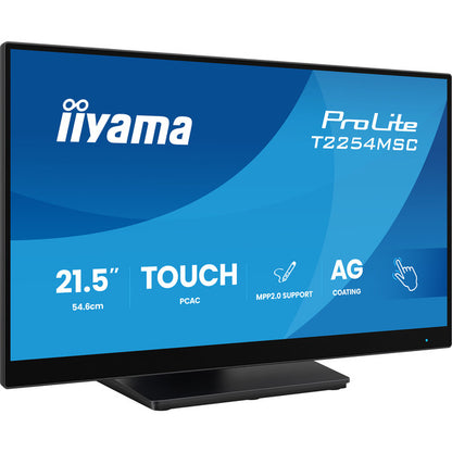 Iiyama ProLite T2254MSC-B2AG (54.6 cm (21.5 Zoll), schwarz (matt), FullHD, IPS, Touchscreen, USB-Hub, 100Hz Panel)