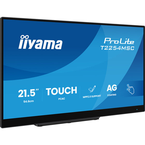 Iiyama ProLite T2254MSC-B2AG (54.6 cm (21.5 Zoll), schwarz (matt), FullHD, IPS, Touchscreen, USB-Hub, 100Hz Panel)