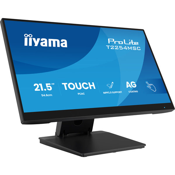 Iiyama ProLite T2254MSC-B2AG (54.6 cm (21.5 Zoll), schwarz (matt), FullHD, IPS, Touchscreen, USB-Hub, 100Hz Panel)