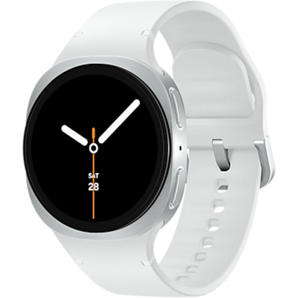 Samsung Galaxy Watch8 (silber, 40 mm, Sport Band S/M)