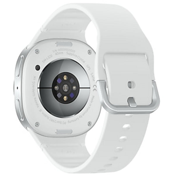 Samsung Galaxy Watch8 (silber, 40 mm, Sport Band S/M)