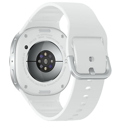 Samsung Galaxy Watch8 (silber, 40 mm, Sport Band S/M)