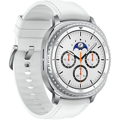 Samsung Galaxy Watch8 Classic (White, 46mm, LTE, Hybrid Band)