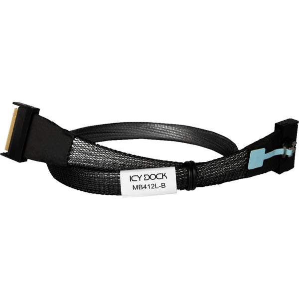 Icy Dock Kabel MCIO x8 SFF-TA-1016 > MCIO x8 SFF-TA-1016 (schwarz, 50cm)