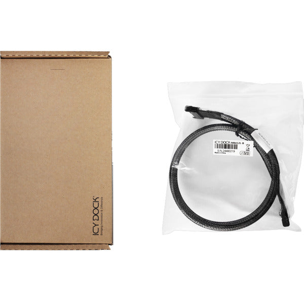 Icy Dock Kabel MCIO x8 SFF-TA-1016 > MCIO x8 SFF-TA-1016 (schwarz, 50cm)