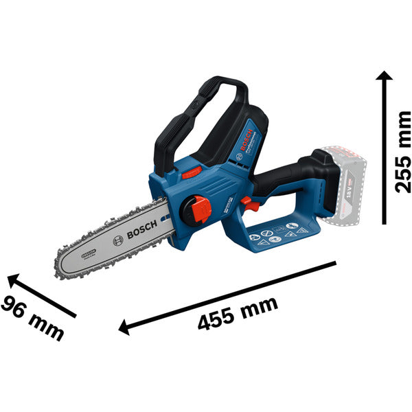 Bosch Powertools Akku-Astsäge GKE 18V-20 Prodessional solo, 18Volt (blau, ohne Akku und Ladegerät)