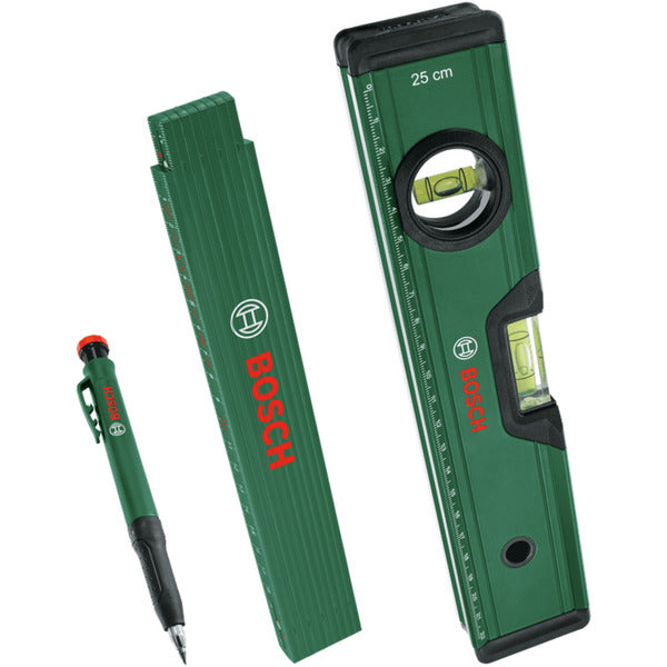 Bosch Powertools Markierungs-Set, 3-teilig (grün/schwarz, 3-teilig)