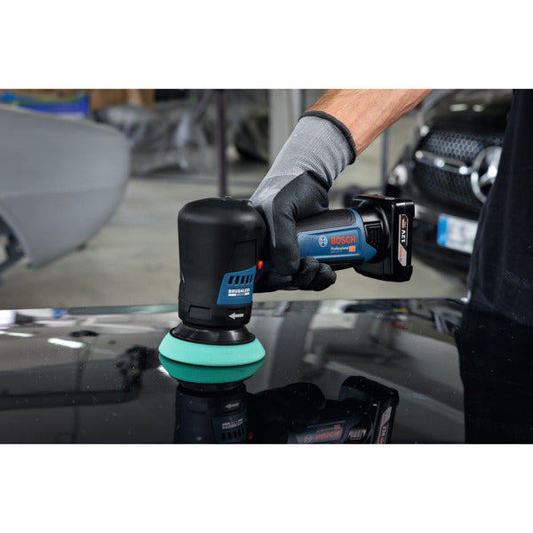 Bosch Powertools Akku-Poliermaschine GPO 12V-77 Professional solo, 12Volt (blau/schwarz, ohne Akku und Ladegerät)