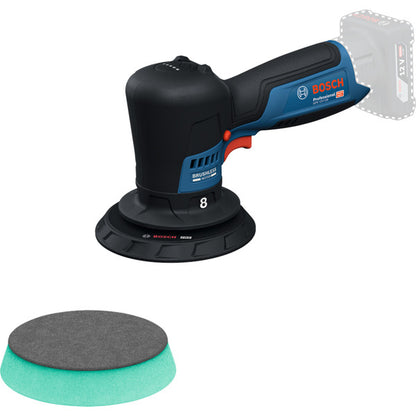 Bosch Powertools Akku-Poliermaschine GPX 12V-125 Professional solo, 12Volt (blau/schwarz, ohne Akku und Ladegerät)