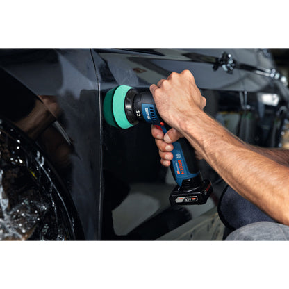 Bosch Powertools Akku-Poliermaschine GPX 12V-77 Professional solo, 12Volt (blau/schwarz, ohne Akku und Ladegerät)