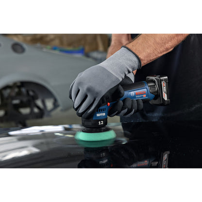 Bosch Powertools Akku-Poliermaschine GPX 12V-77 Professional solo, 12Volt (blau/schwarz, ohne Akku und Ladegerät)