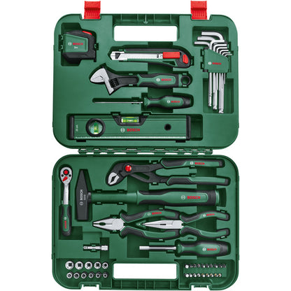 Bosch Powertools Advanced Hand Tool S, 52-teilig (grün, mit Werkzeugkoffer)
