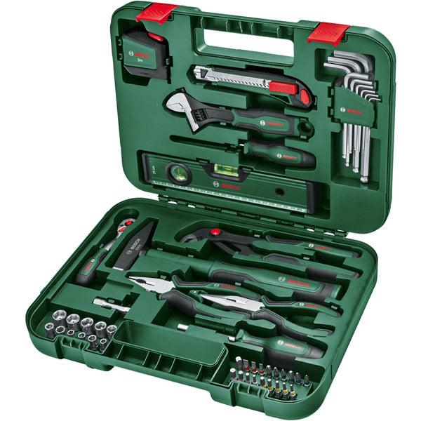Bosch Powertools Advanced Hand Tool S, 52-teilig (grün, mit Werkzeugkoffer)