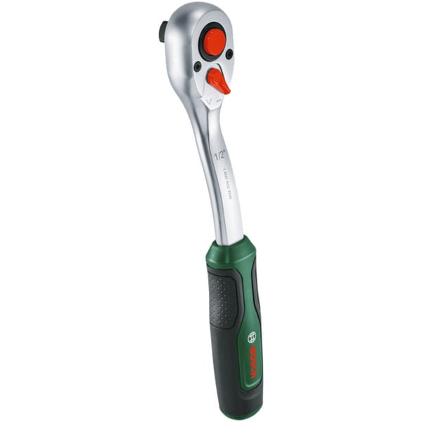 Bosch Powertools 1/2" Ratschen-Set mit Steckschlüsseln, 25-teilig (grün, Drehmoment bis 768 Nm, im Koffer)