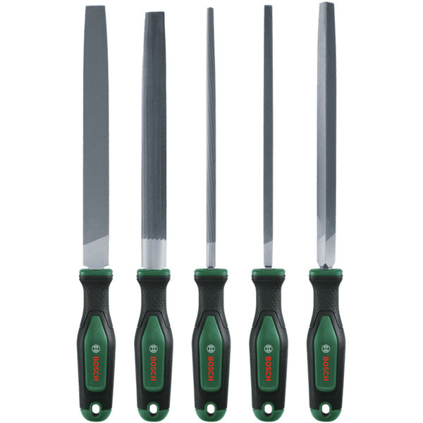 Bosch Powertools Feilen Set, 5-teilig (grün/schwarz, 200mm)