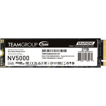 Team Group NV5000 2 TB NVMe SSD με Γραφενίου Ψύκτρα