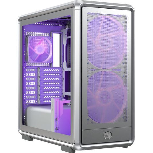 Cooler Master Masterframe 600 Mesh ARGB (ασημί, Θερμοκρασίας Γυαλί)