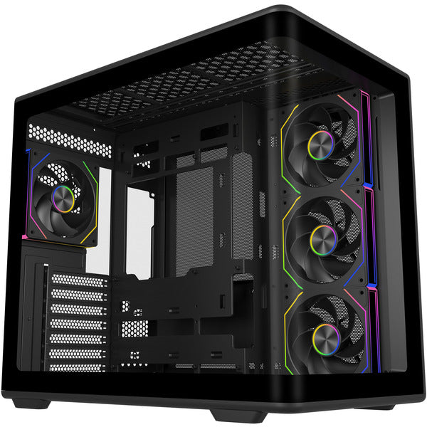 Cooler Master Elite 600 ARGB (μαύρο, Tempered Glass x 2)