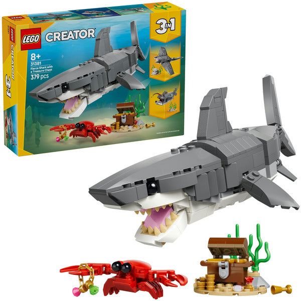 LEGO 31381 Creator 3-in-1 Άγρια Καρχαρία με Θησαυροφυλάκιο