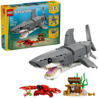 LEGO 31381 Creator 3-in-1 Άγρια Καρχαρία με Θησαυροφυλάκιο