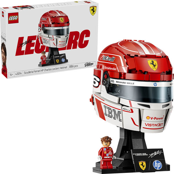 LEGO 43014 Scuderia Ferrari HP Charles Leclerc Helmet Edition