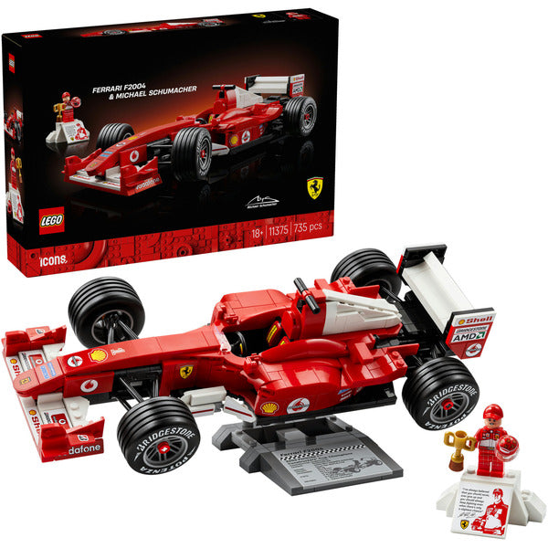 LEGO 11375 Icons Ferrari F2004 und Michael Schumacher
