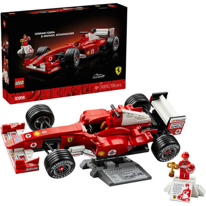 LEGO 11375 Icons Ferrari F2004 und Michael Schumacher