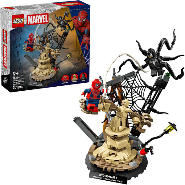 LEGO 76334 Marvel Super Heroes Großer Showdown: Spider-Man vs. Sandman
