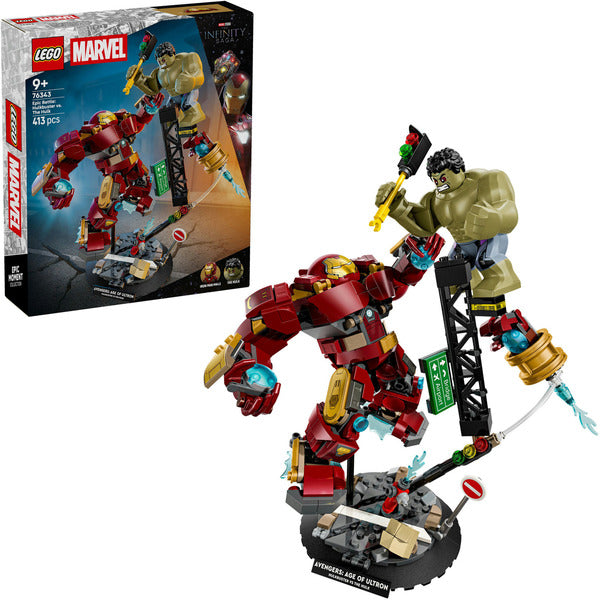 LEGO 76343 Marvel Duell der Giganten: Hulkbuster vs. Hulk