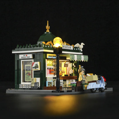Lumibricks Zeitungsstand