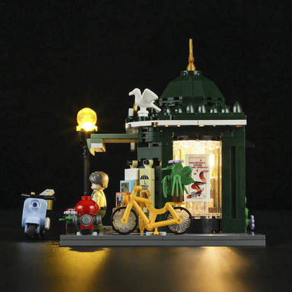 Lumibricks Zeitungsstand