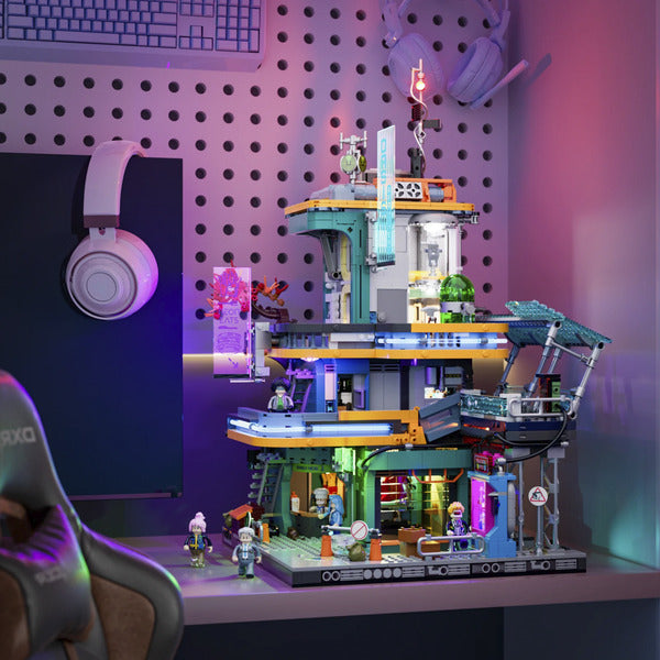 Lumibricks Cyberpunk Neoncity - Apartment