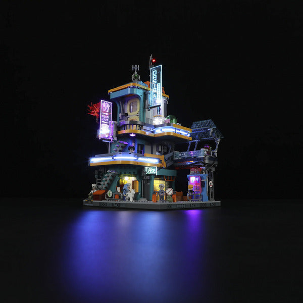 Lumibricks Cyberpunk Neoncity - Apartment
