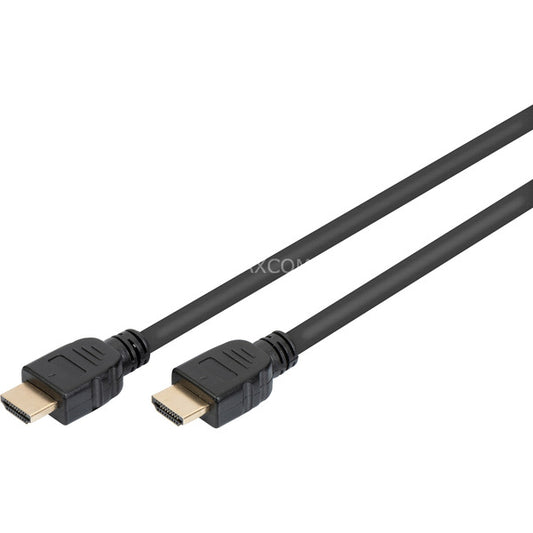 Digitus HDMI Υψηλής Ταχύτητας Καλώδιο Σύνδεσης, με Ethernet, UHD 8K, Τύπος A (μαύρο, 2 μέτρα)