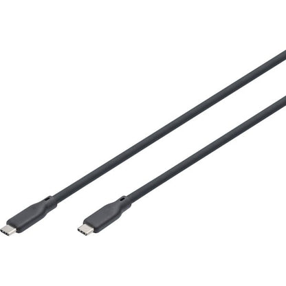 Digitus USB4 Gen 2x2 Silicone USB-C to USB-C Cable (Black, 2 Meters, PD Charging up to 240 Watts)