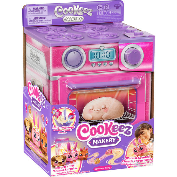 Moose Toys Ltd. Cookeez Makery - Σετ παιχνιδιού φούρνου κανέλας (συλλεκτικό άρθρο)