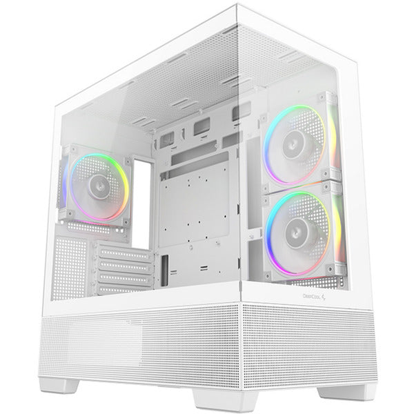 Deepcool CG380 3F (λευκό, Tempered Glass x 2)