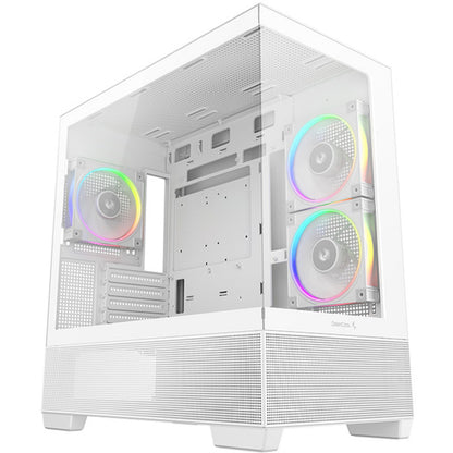 Deepcool CG380 3F (λευκό, Tempered Glass x 2)