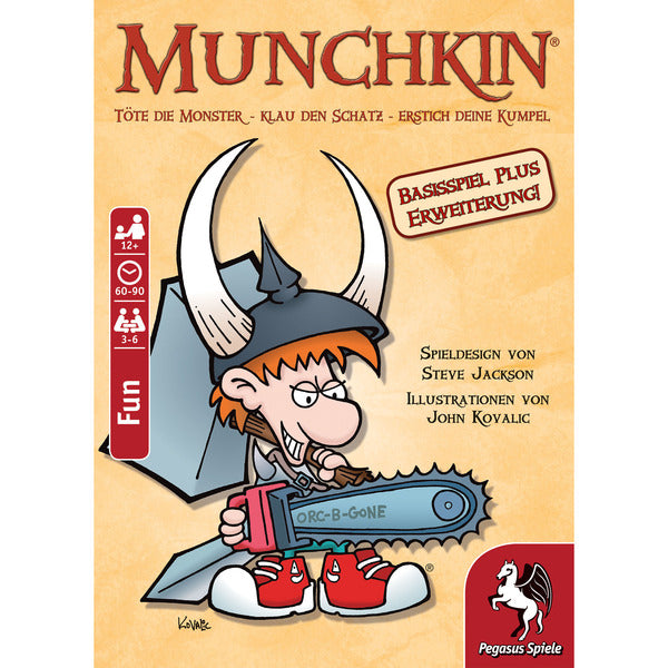 Pegasus Munchkin 1+2 (Basisspiel inkl. 1 Erweiterung)