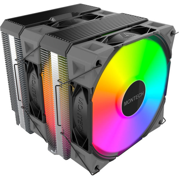 Montech NX600 ARGB (μαύρο, 120 χλστ.)