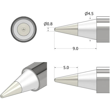 iFixit FixHub Lötspitze konisch-spitz (silber)