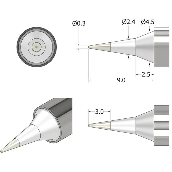 iFixit FixHub Lötspitze fein (silber)
