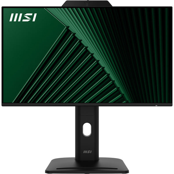 MSI PRO MP242PMGDE (60 cm (23.8 Zoll), schwarz, FullHD, IPS, Webcam, Mikrofon, HDMI, DP, VGA, USB-Hub, 120Hz Panel)