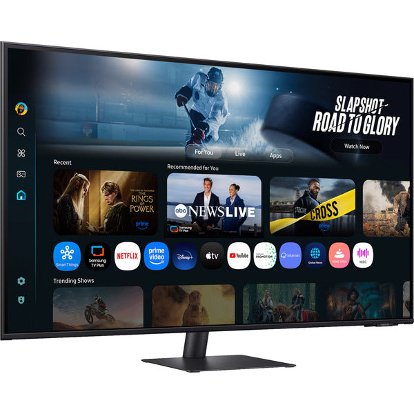Samsung Smart AI Monitor S43FM700UU (108 cm (43 Zoll), schwarz, UltraHD/4K, VA, HDR, Fernbedienung, Lautsprecher)