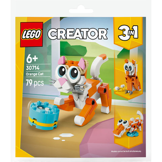 LEGO 30714 Creator 3-in-1 Πορτοκαλί Γάτα (Polybag)