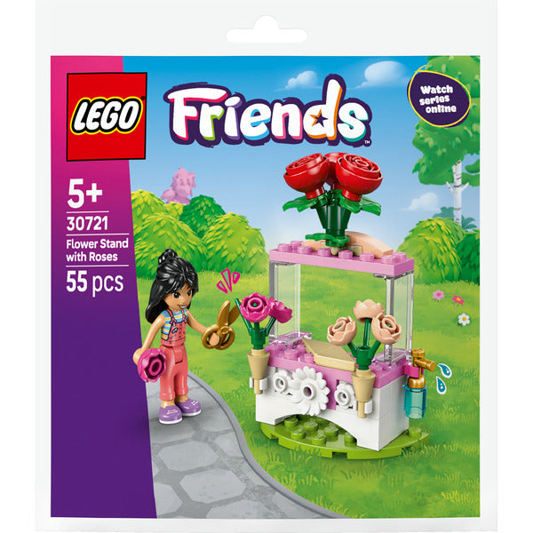 LEGO 30721 Friends Περίπτερο Λουλουδιών με Ρόδες (Polybag)