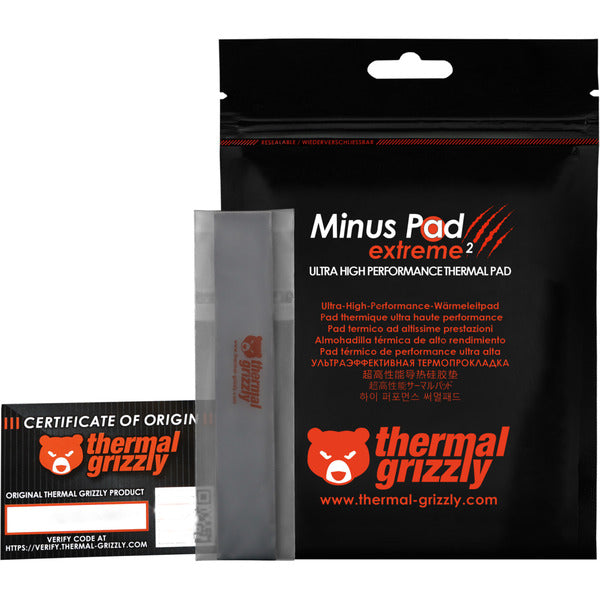 Thermal Grizzly Minus Pad extreme 2 - 120x 20x 0,5 mm (grau)