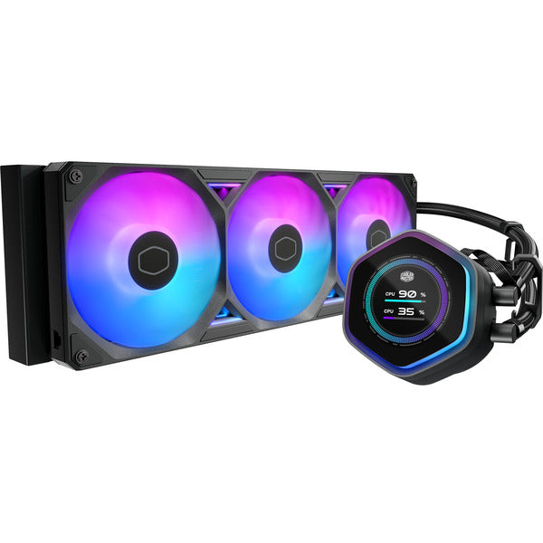 Cooler Master MasterLiquid 360 Atmos II LCD ARGB (μαύρο)